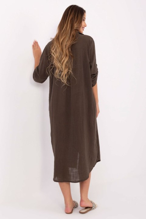 Sukienka Model TW-SK-BI-24135.81 Dark Brown - Och Bella