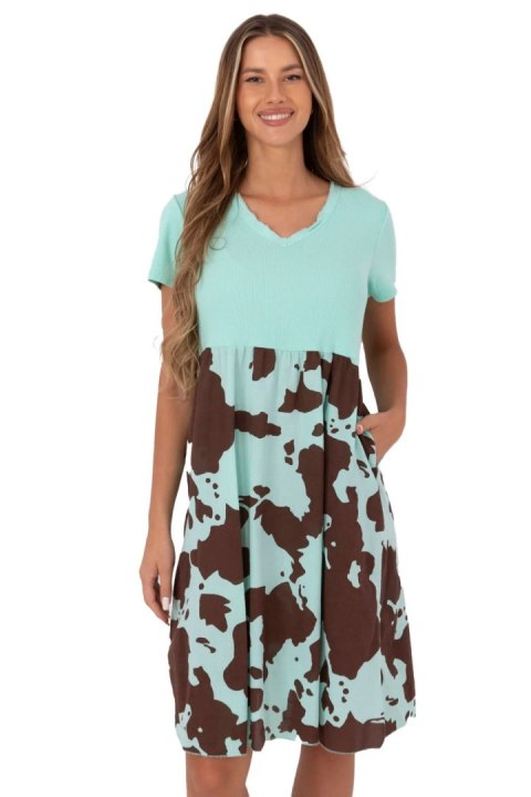 Sukienka Model DHJ-SK-253701.80 Mint - Italy Moda