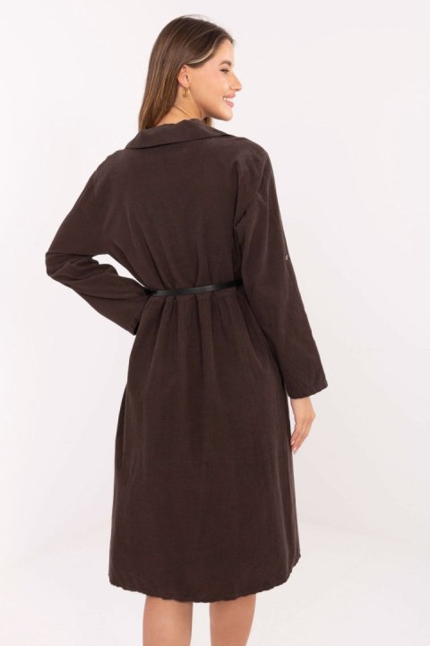 Sukienka Model MI-SK-92400.17 Dark Brown - Italy Moda
