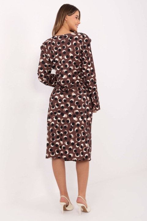 Sukienka Model IT-SK-20057.21P Brown - Rue Paris