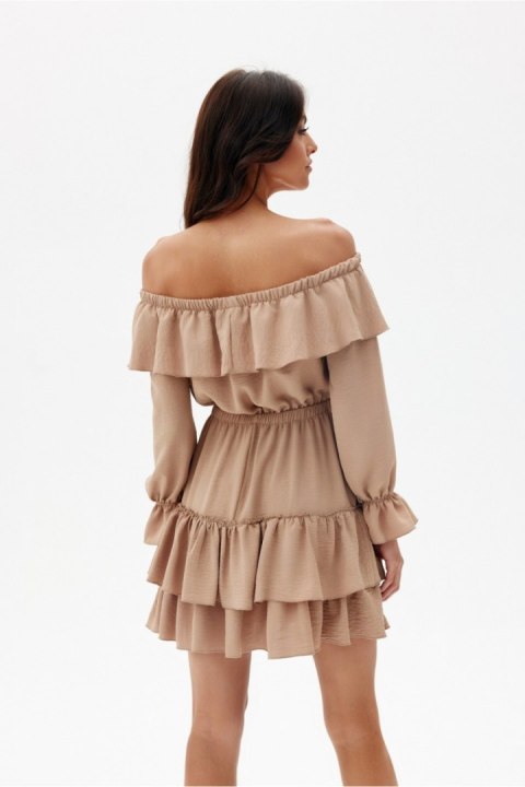 Sukienka Model Morella BEZ SUK0491 Beige - Roco Fashion