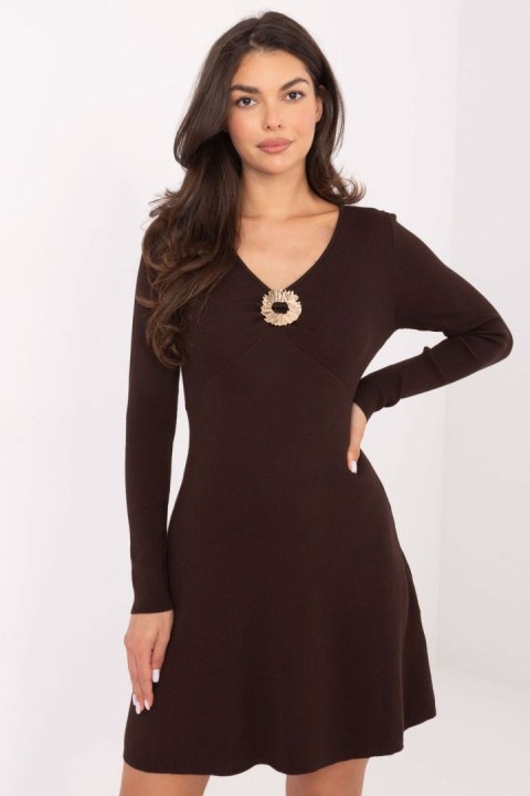Sukienka Model PM-SK-DF61033.58 Dark Brown - Factory Price