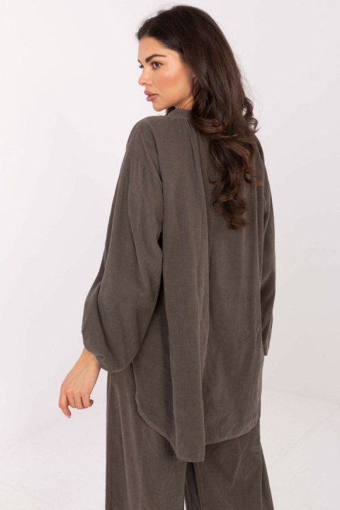 Bluzka ModelIT-KS-233607.63 Dark Khaki - Italy Moda