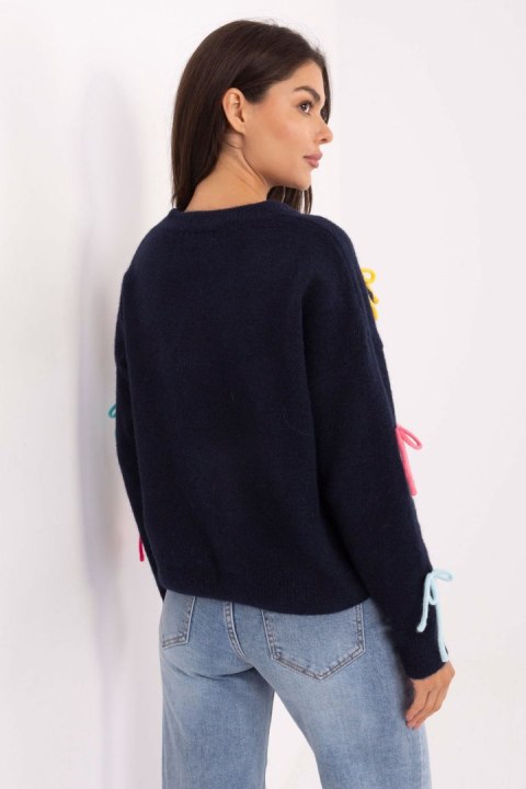 Sweter Damski Model PM-SW-SC82.41 Navy - Factory Price