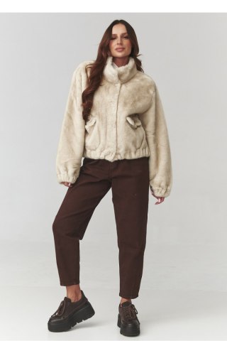 Kurtka Damska Model C28 Beige - Makadamia