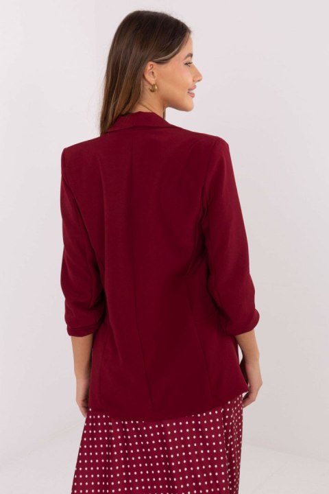 Marynarka Model IT-MA-FL2766.07P Bordo - Rue Paris
