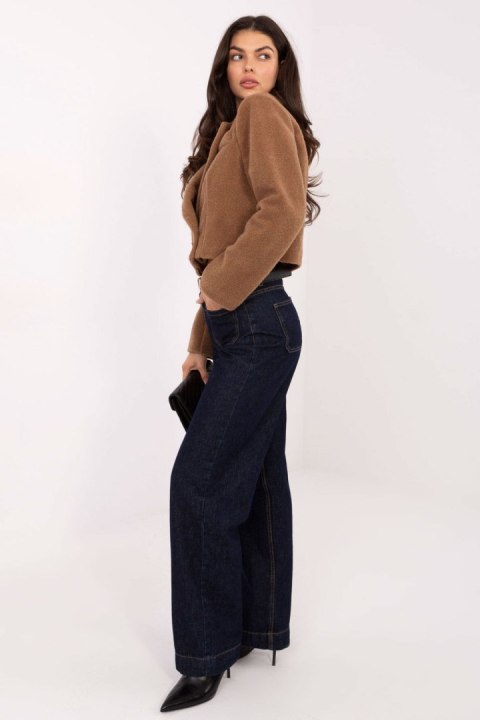 Płaszcz Damski Model IT-KR-FL9730.23 Camel - Rue Paris