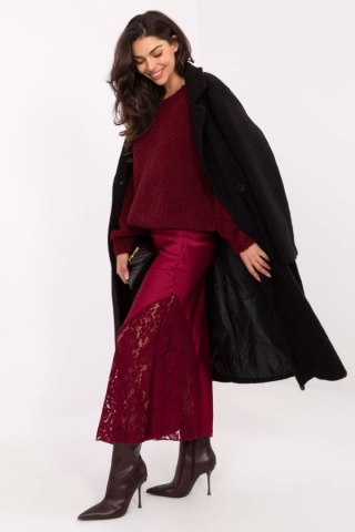 Spódnica Model MI-SD-G9140.34 Bordo - Rue Paris