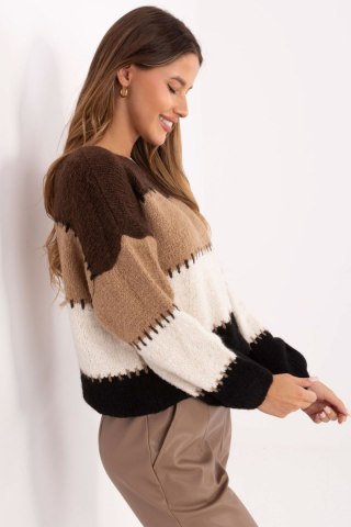 Sweter Damski Model MI-SW-2309.95 Brown - Italy Moda