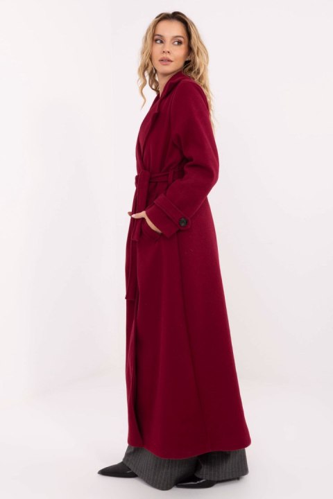 Płaszcz Damski Model IT-PL-97035.08P Bordo - Factory Price