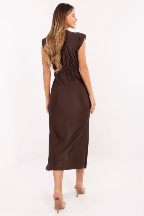Sukienka Model IT-SK-21171.07P Dark Brown - Italy Moda