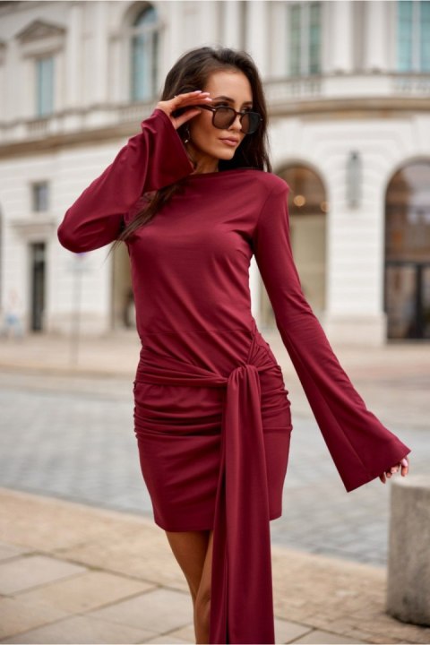 Sukienka Model Nevira BOR SUK0536 Bordo - Roco Fashion