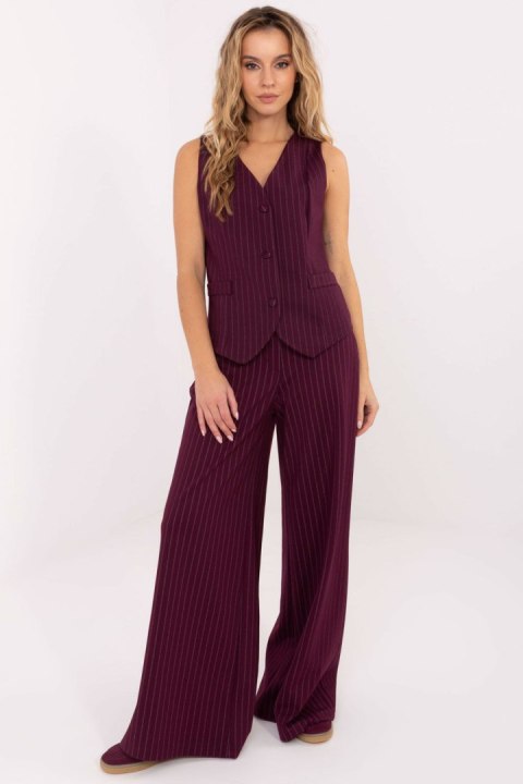 Kamizelka Model IT-KZ-FL7519.57 Bordo - Rue Paris