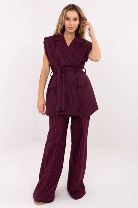 Kamizelka Model IT-KZ-FL9790.66 Bordo - Rue Paris