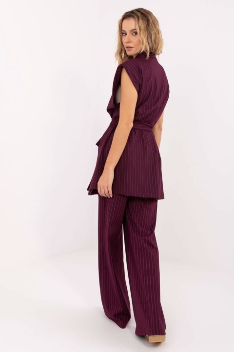 Kamizelka Model IT-KZ-FL9790.66 Bordo - Rue Paris