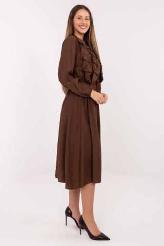 Sukienka Model MI-SK-62501.60 Brown - Italy Moda