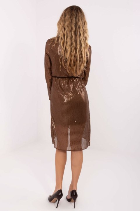 Sukienka Model MI-SK-68592.36 Brown - Italy Moda