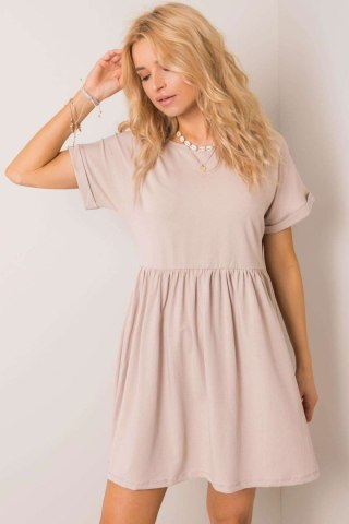 Sukienka Model RV-SK-5672.03P Beige - Rue Paris