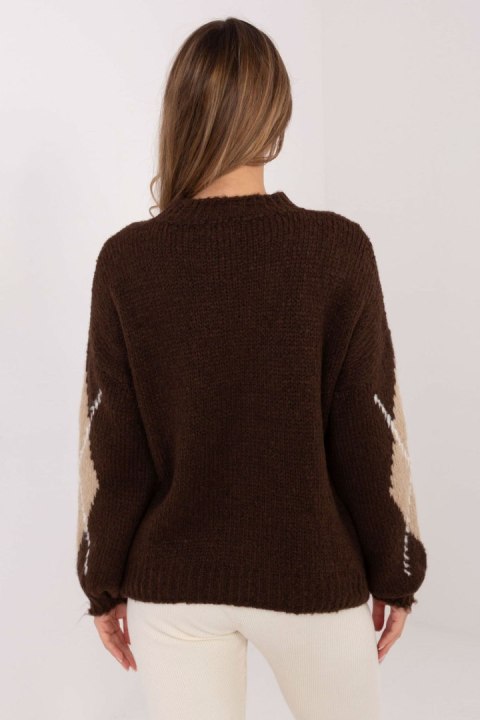 Sweter Damski Model MI-SW-WM295.15 Brown - Italy Moda