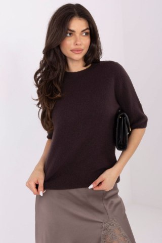 Sweter Damski Model MO-SW-1510.86 Dark Brown - Italy Moda