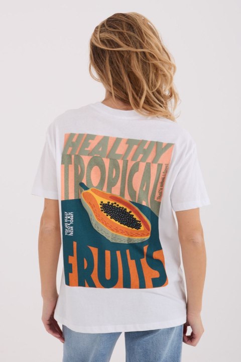 Tshirt Damski Model D12022AH02645W White - Sublevel