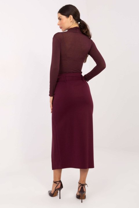 Spódnica Model IT-SD-FL7393.26 Bordo - Rue Paris