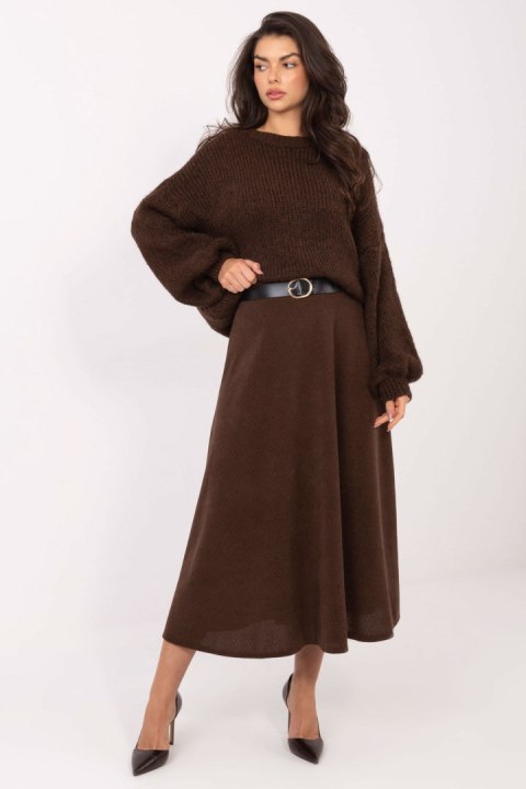 Spódnica Model IT-SD-FL9850.12 Brown - Rue Paris