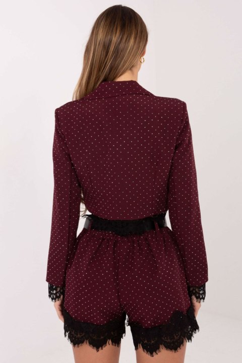 Szorty Damskie Model IT-SN-FL9965.88 Dark Red - Italy Moda