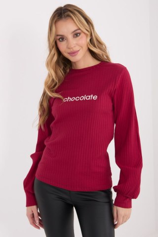 Bluzka Model RV-BZ-A1051.96 Bordo - Rue Paris