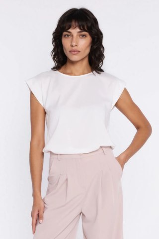 Bluzka z rękawem kimono B222 Ecru - Nife