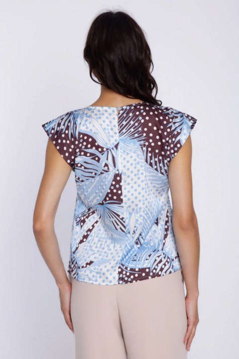 Bluzka z rękawem kimono B229 Liście - Nife