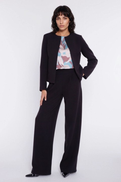 Krótki żakiet chanel Z100 Black - Nife