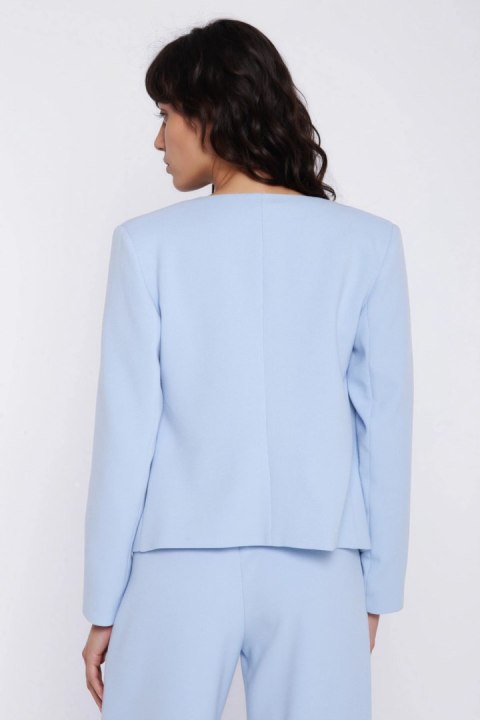 Krótki żakiet chanel Z100 Błękit - Nife