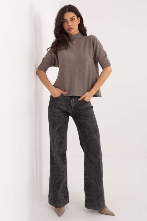 Sweter Damski Model MI-SW-0512.77 Dark Beige - Italy Moda