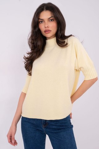 Sweter Damski Model MI-SW-0512.77 Light Yellow - Italy Moda