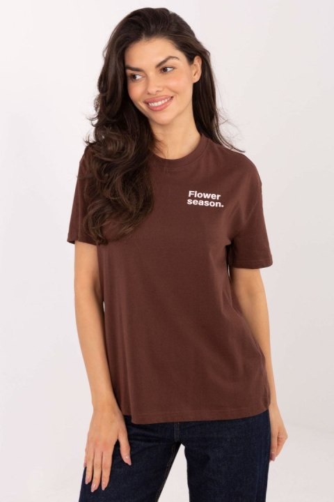 Tshirt Damski Model D12022AH02645V Dark Brown - Sublevel