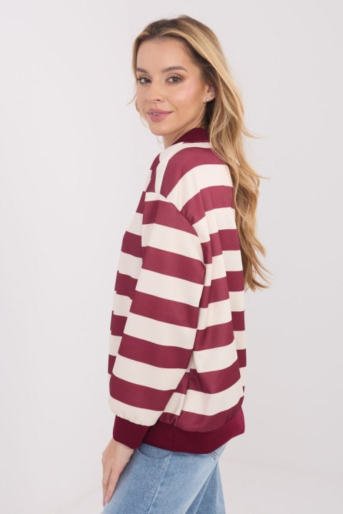 Bluza Damska Model IT-BZ-9981.06 Bordo - Italy Moda
