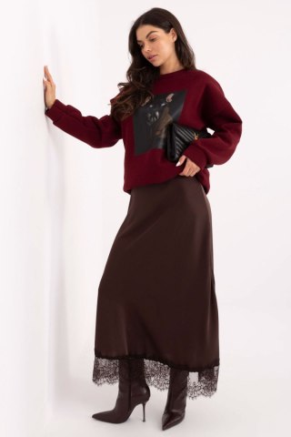 Bluza Damska Model MI-BL-4216-1.82 Bordo - Italy Moda
