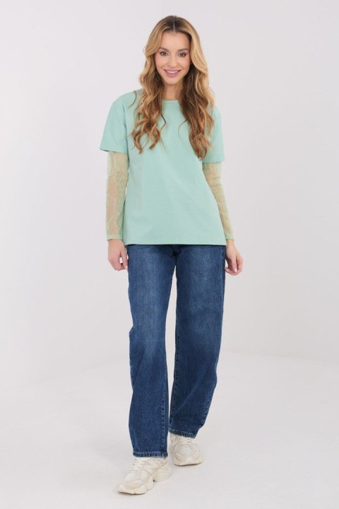 Bluzka Model MI-BZ-4227.61 Pistacja - Italy Moda