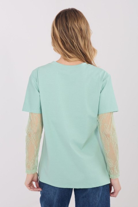 Bluzka Model MI-BZ-4227.61 Pistacja - Italy Moda