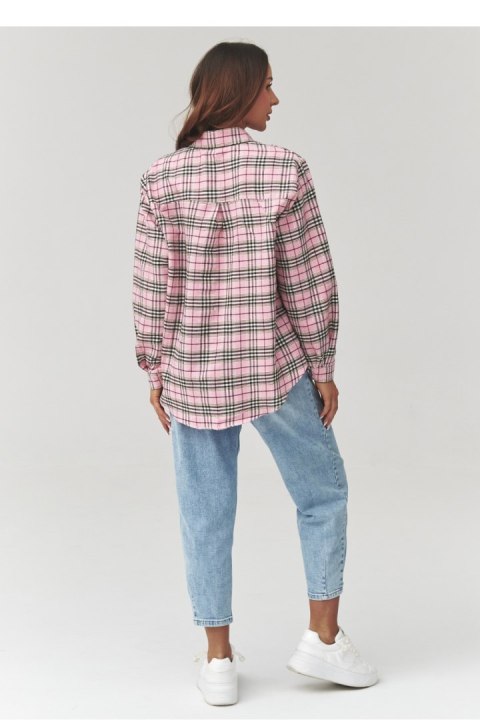 Koszula Damska Model C35 Wzór 1 - Makadamia