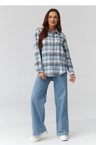 Koszula Damska Model C35 Wzór 11 - Makadamia