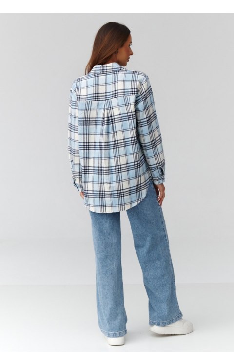 Koszula Damska Model C35 Wzór 11 - Makadamia