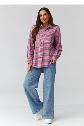 Koszula Damska Model C35 Wzór 9 - Makadamia