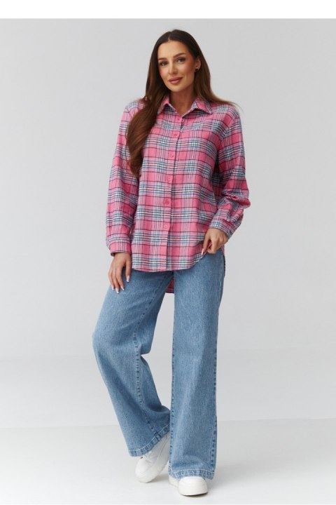 Koszula Damska Model C35 Wzór 9 - Makadamia