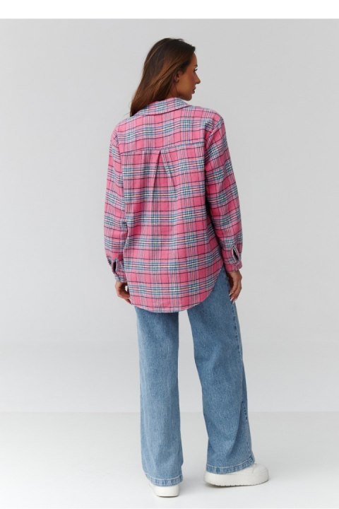 Koszula Damska Model C35 Wzór 9 - Makadamia