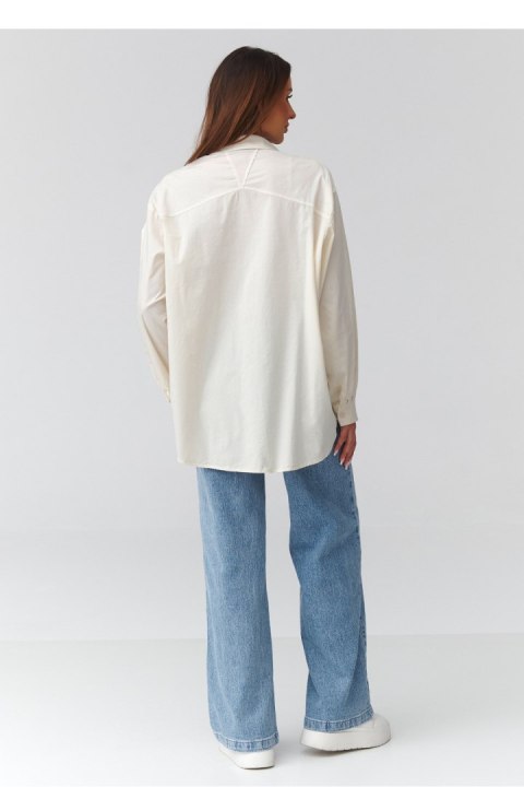 Koszula Damska Model C46 Light Beige - Makadamia