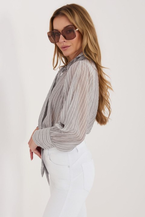 Koszula Damska Model IT-KS-26010.76 Grey - Italy Moda