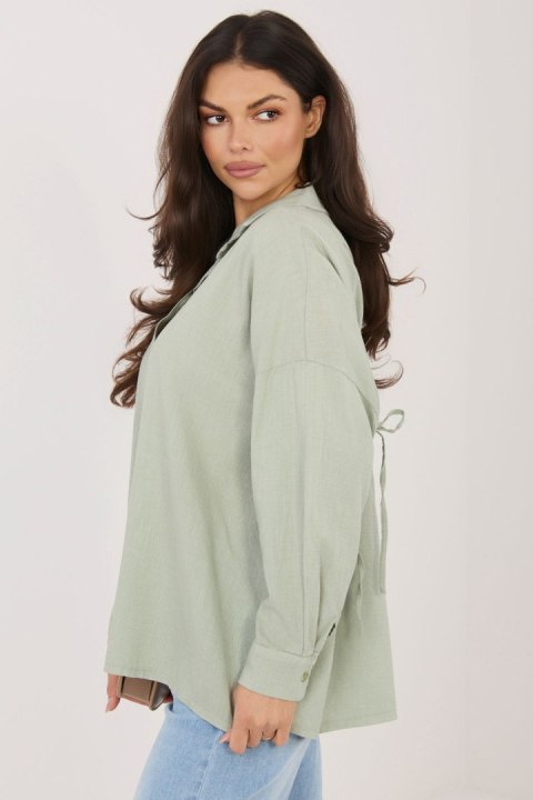 Koszula Damska Model IT-KS-3060.23 Khaki - Italy Moda