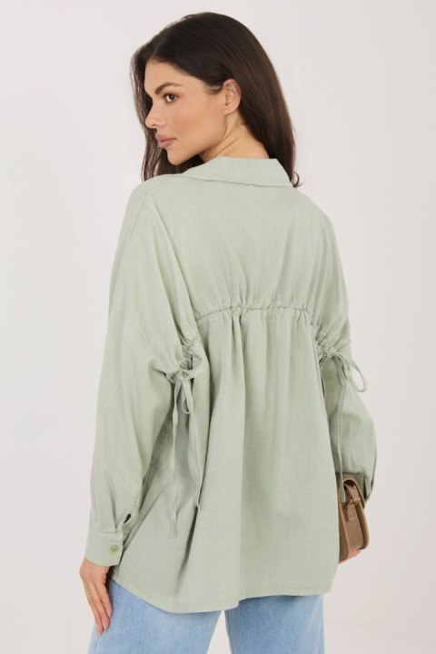 Koszula Damska Model IT-KS-3060.23 Khaki - Italy Moda